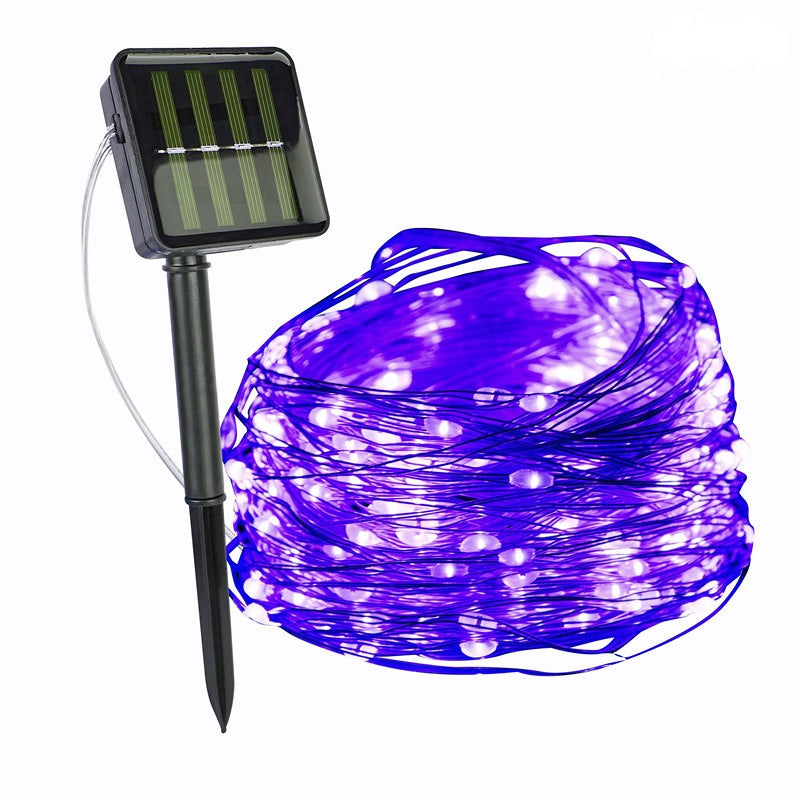 Catena di luci solari LED da esterno a tema fatato decorativo
