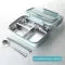 Stainless Steel Bento Lunch Box with Airtight Lid Compartments and Cutlery - Image 3