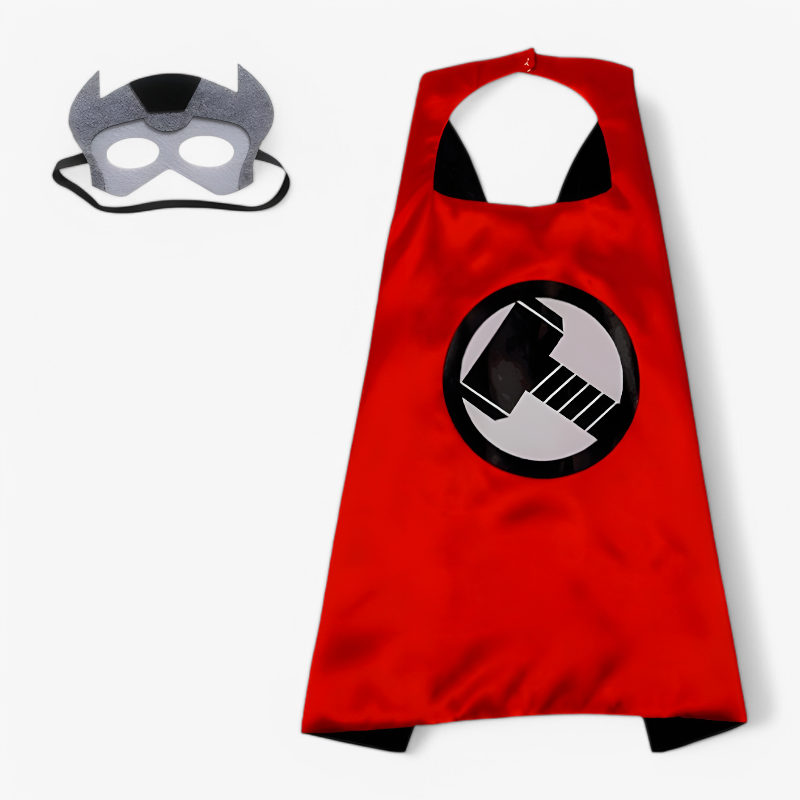 Kreatywny kolorowy zestaw kostiumu Marvel superbohatera