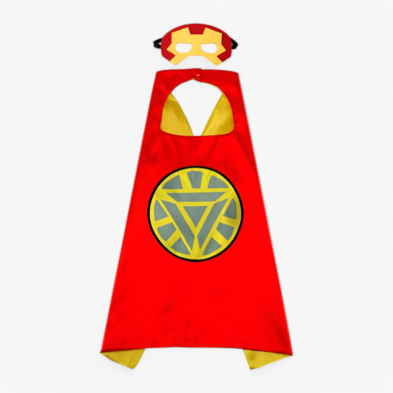 Kreatywny kolorowy zestaw kostiumu Marvel superbohatera