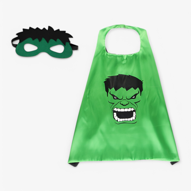 Kreatywny kolorowy zestaw kostiumu Marvel superbohatera