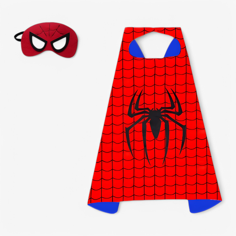 Kreatywny kolorowy zestaw kostiumu Marvel superbohatera