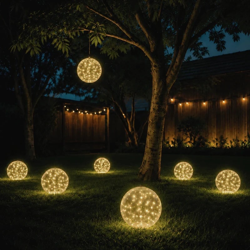 Swimming Pool Lights LED with Floating Solar Design and Inflatable Sphere - Image 5
