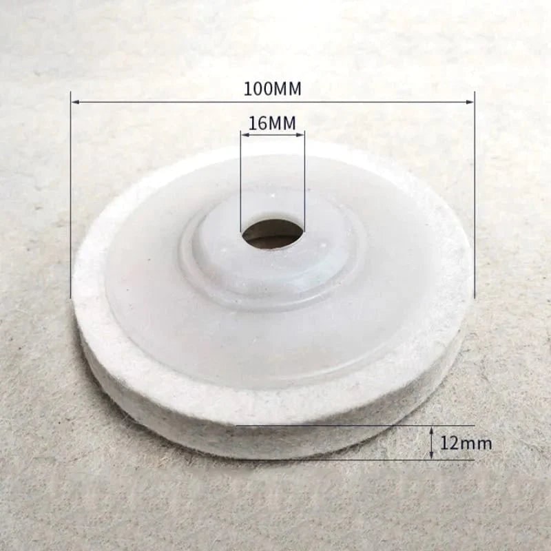 Tarcza Polerska Filcowa 100 Mm do Szlifierki Kątowej - Image 2