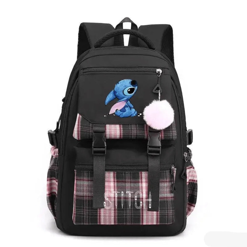 Sac à dos scolaire avec motif ludique et grande capacité
