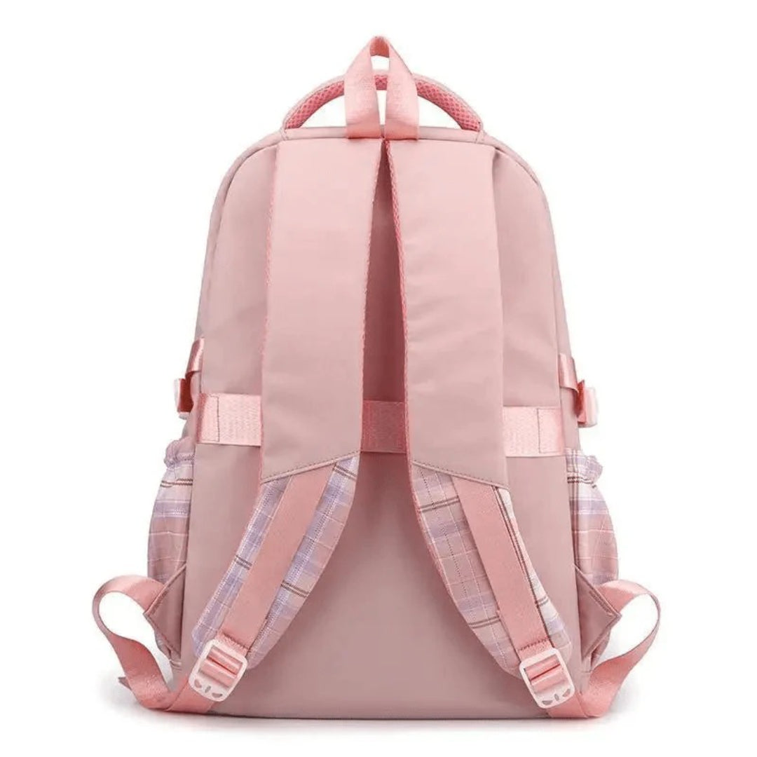 Sac à dos scolaire avec motif ludique et grande capacité