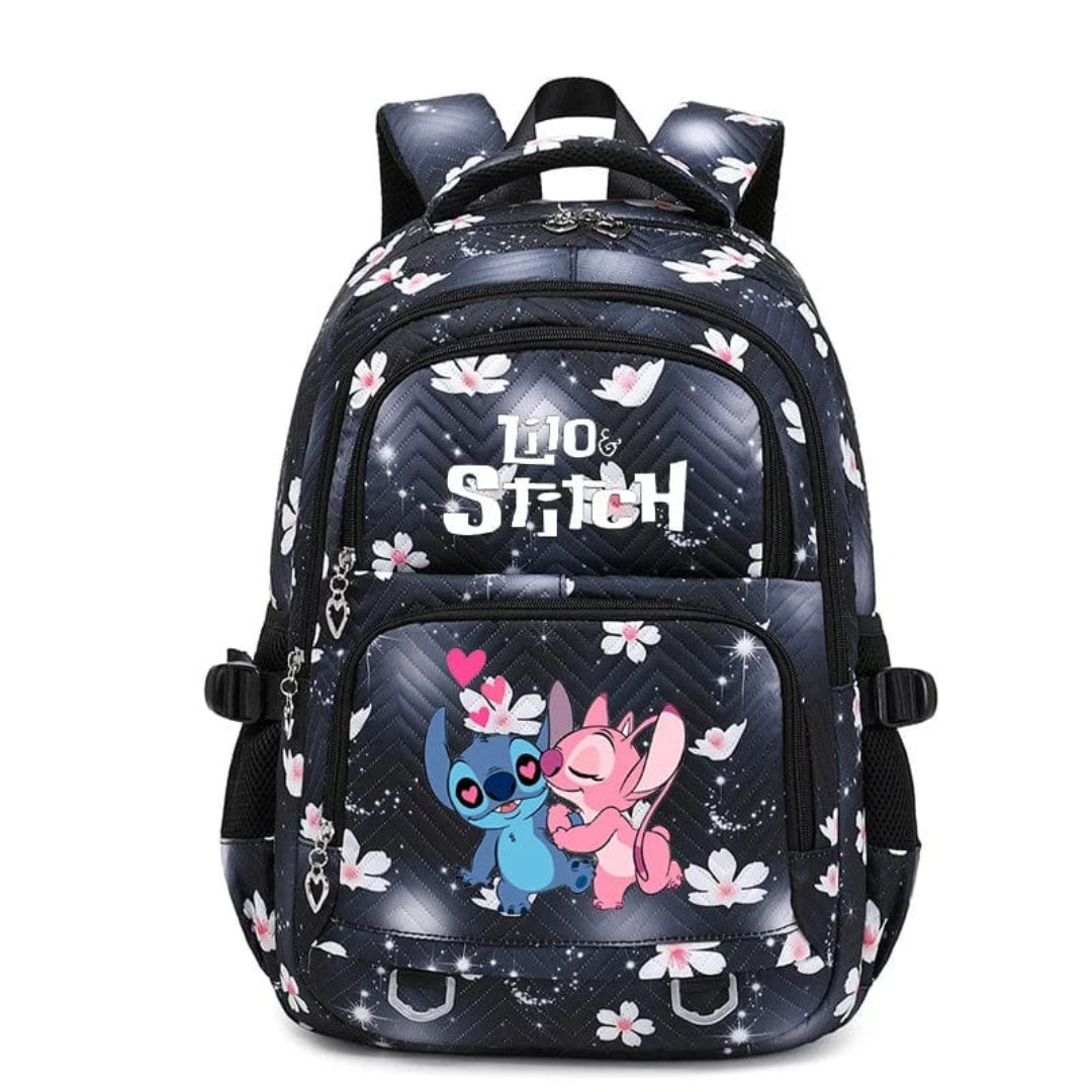 Schulrucksack mit Figurenmotiv und vielen Taschen