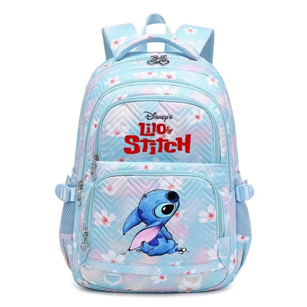 Schulrucksack mit Figurenmotiv und vielen Taschen