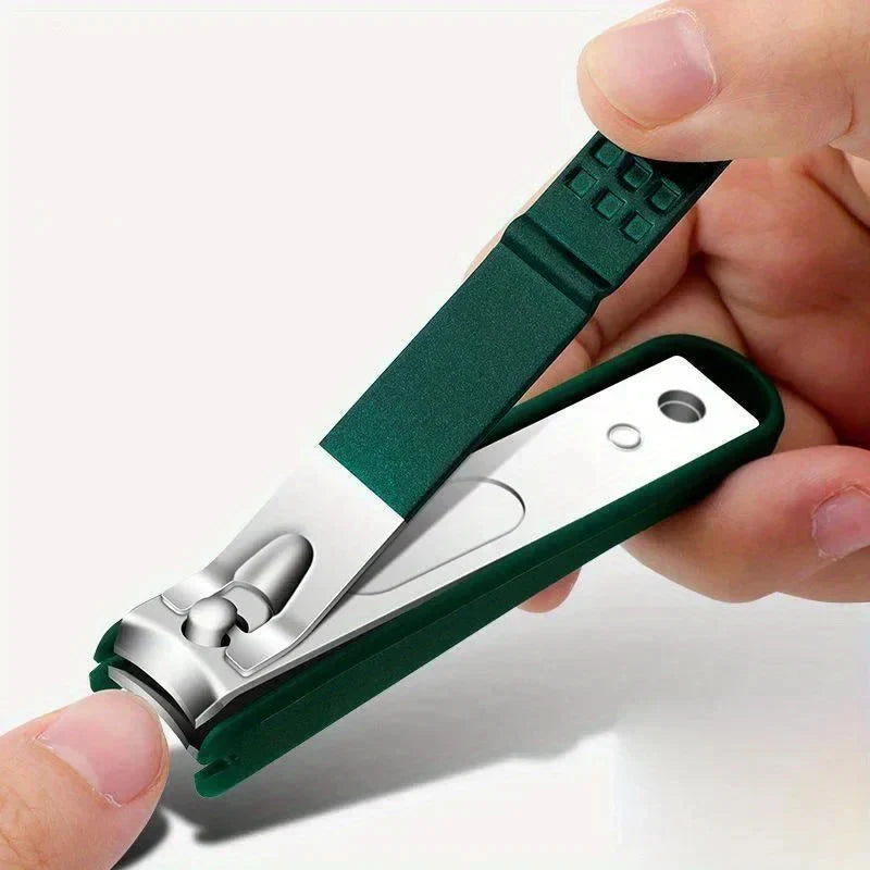 Toenail Clipper Set with Stainless Steel Blades Metal File and Storage Case - Image 4