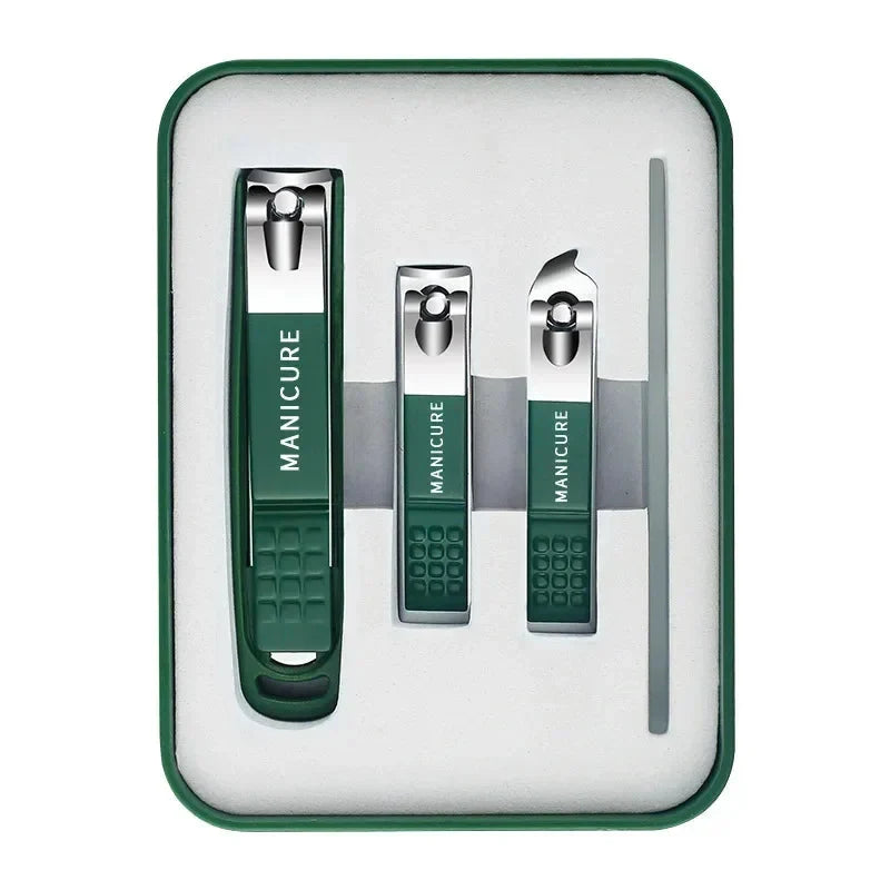 Toenail Clipper Set with Stainless Steel Blades Metal File and Storage Case - Image 8