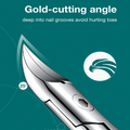 Toenail Clippers for Seniors with Heavy Duty Curved Blades for Thick Ingrown Nails - Image 1