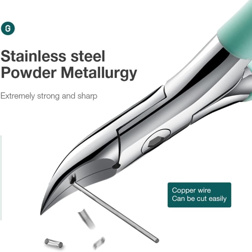 Toenail Clippers for Seniors with Heavy Duty Curved Blades for Thick Ingrown Nails - Image 3