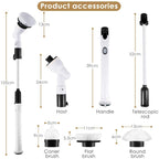 Wszechstronny Elektryczna Szczotka Obrotowa do Podłóg - Wydajny odkurzacz turbo