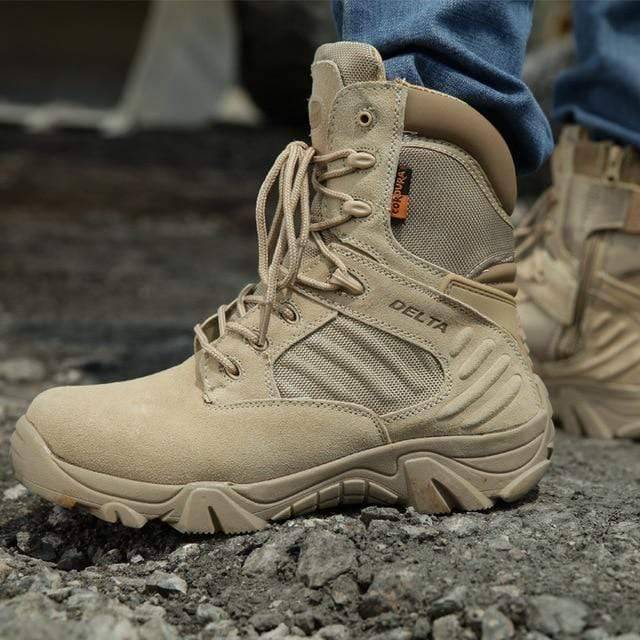 Męskie buty trekkingowe śnieżne z zamkiem na zimowe szlaki