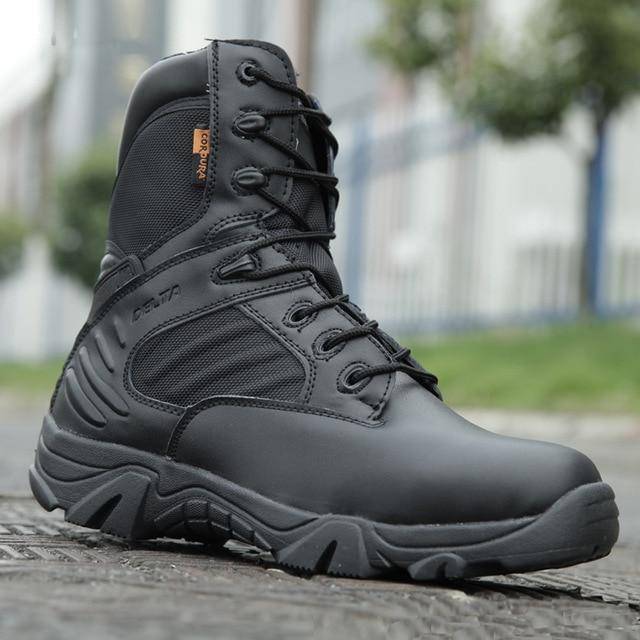 Męskie buty trekkingowe śnieżne z zamkiem na zimowe szlaki
