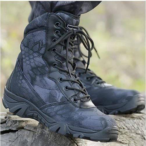 Męskie buty trekkingowe śnieżne z zamkiem na zimowe szlaki