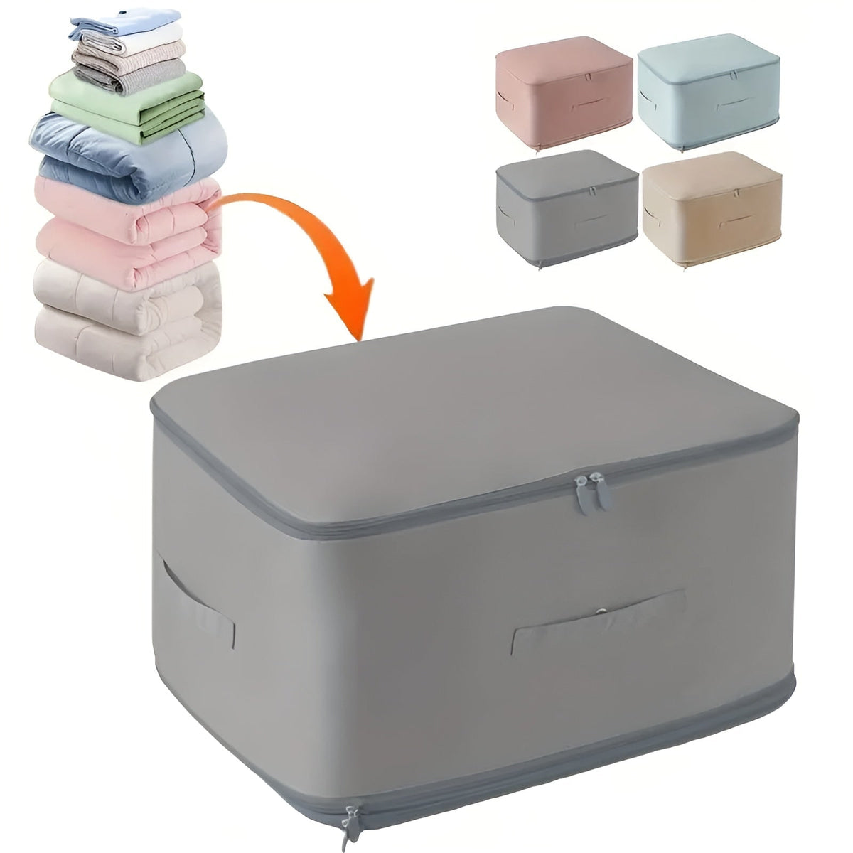 Vacuum Storage Bag with Space Saving Compression for Clothes and Bedding - Image 11