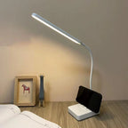 Lampe de bureau LED USB compacte, flexible et économe en énergie, rechargeable