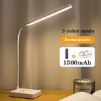 Lampe de bureau LED USB compacte, flexible et économe en énergie, rechargeable