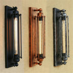 Dekoracyjna przemysłowa lampa ścienna LED z ciepłym światłem