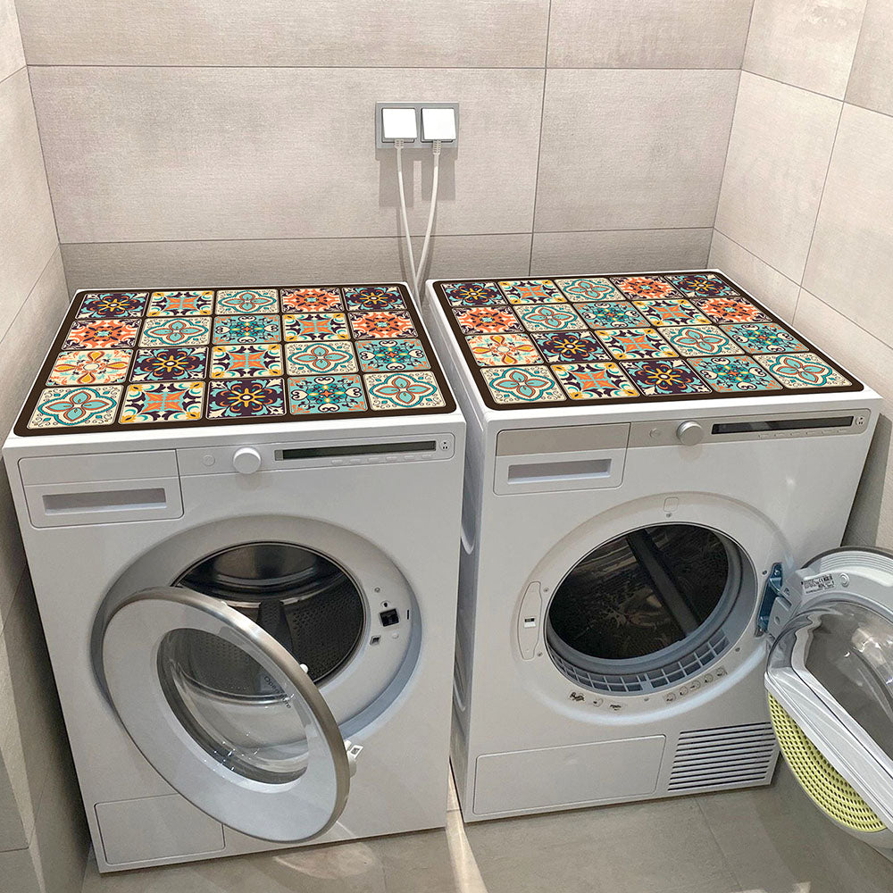Non-slip protective kitchen mat for appliances
