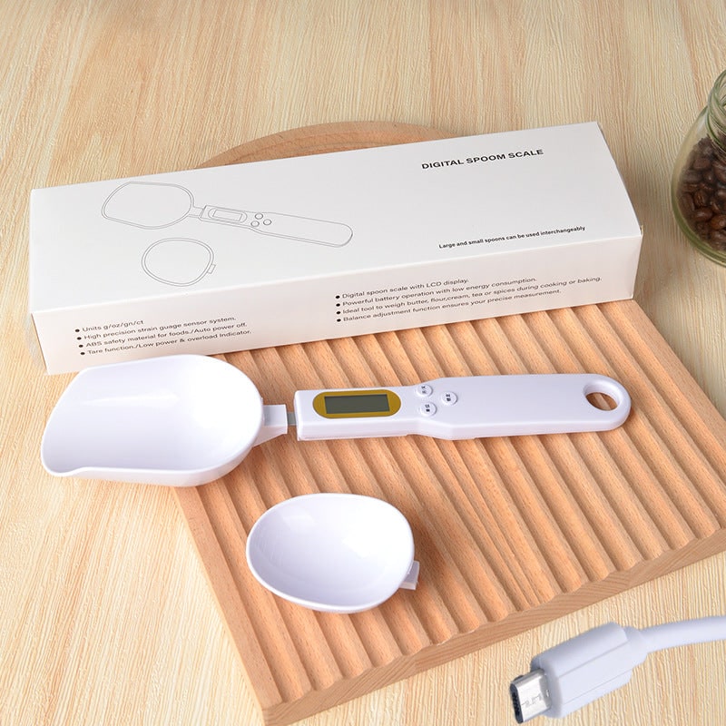 Waga Kuchenna łyżkowa Cyfrowa z Wyświetlaczem Lcd i Wymiennymi Końcówkami Spożywcza - Image 2