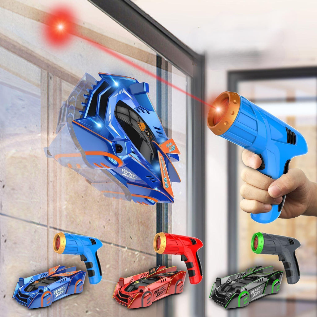 Wall Climbing Rc Car with Laser Pointer Remote Control and USB Rechargeable Suction - Image 14