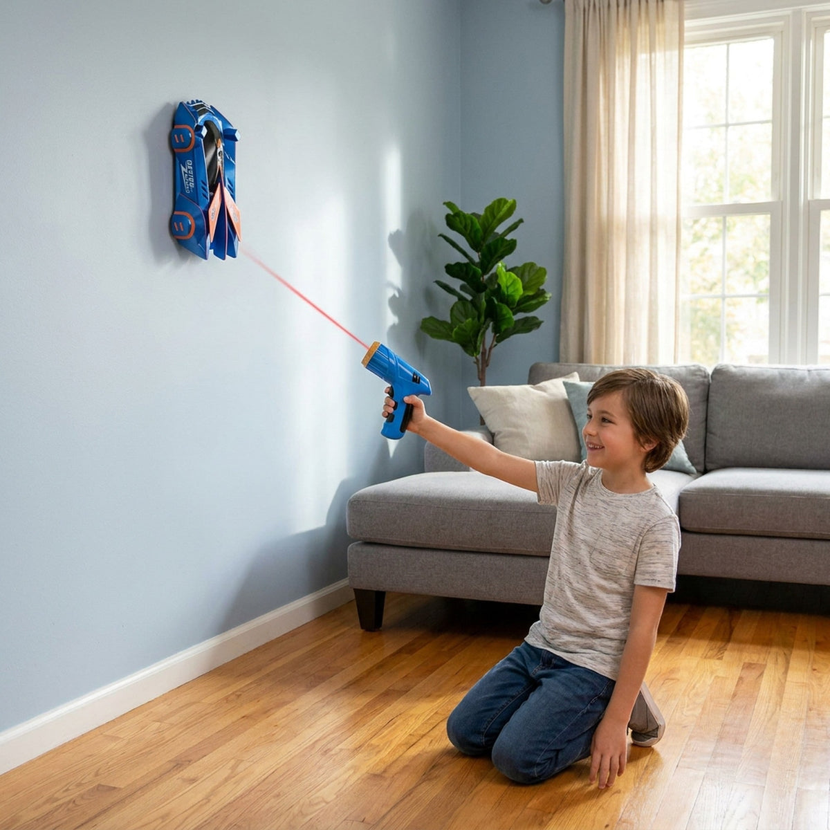 Wall Climbing Rc Car with Laser Pointer Remote Control and USB Rechargeable Suction - Image 2