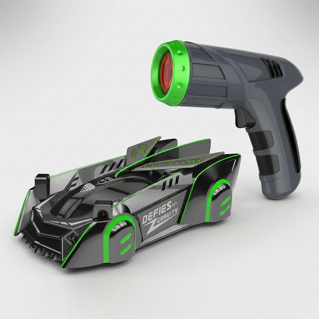 Wall Climbing Rc Car with Laser Pointer Remote Control and USB Rechargeable Suction - Image 4