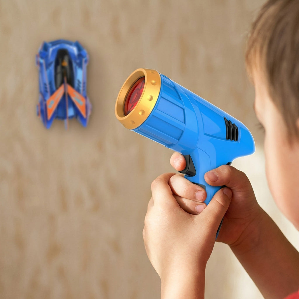 Wall Climbing Rc Car with Laser Pointer Remote Control and USB Rechargeable Suction - Image 7