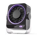Ventilateur de bureau portable avec batterie