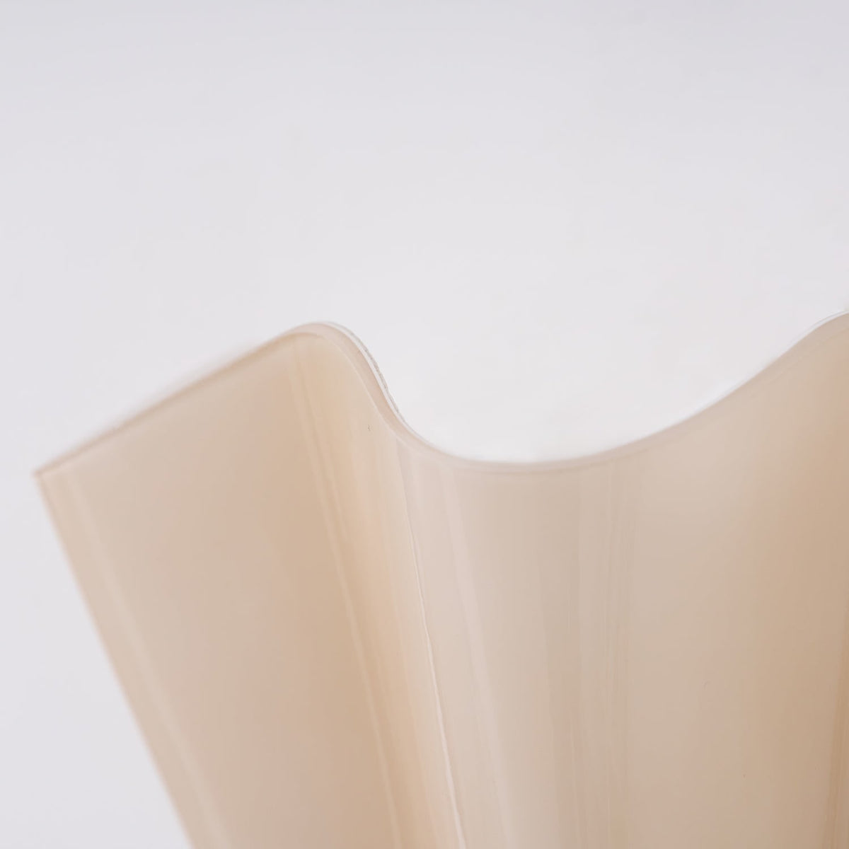 Wall Sconce Lighting with Wavy Glass Handkerchief Shade and Brass Finial - Image 54