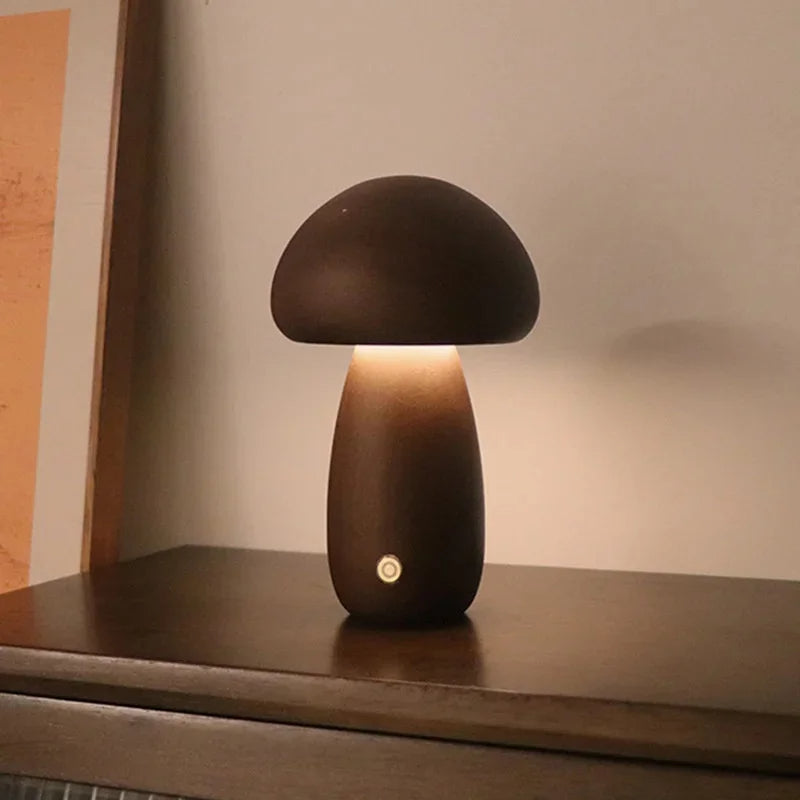 Veilleuse champignon tactile