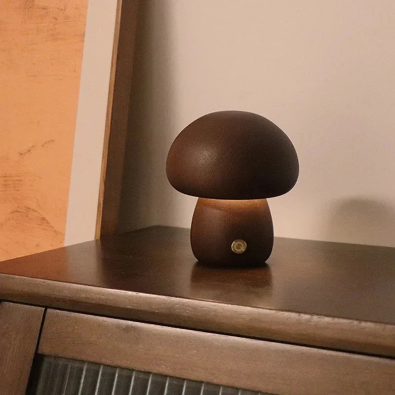 Veilleuse champignon tactile