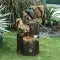 Water Fountain Solar Powered Tabletop with Hand-Painted Animal Figure and LED Lighting - Image 12