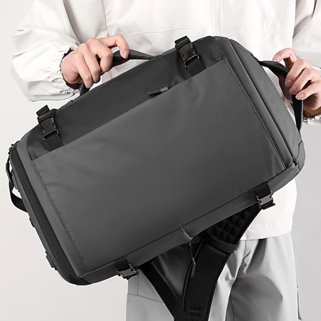 Water-Resistant Travel Laptop Backpack with USB Port and Luggage Strap - Image 11