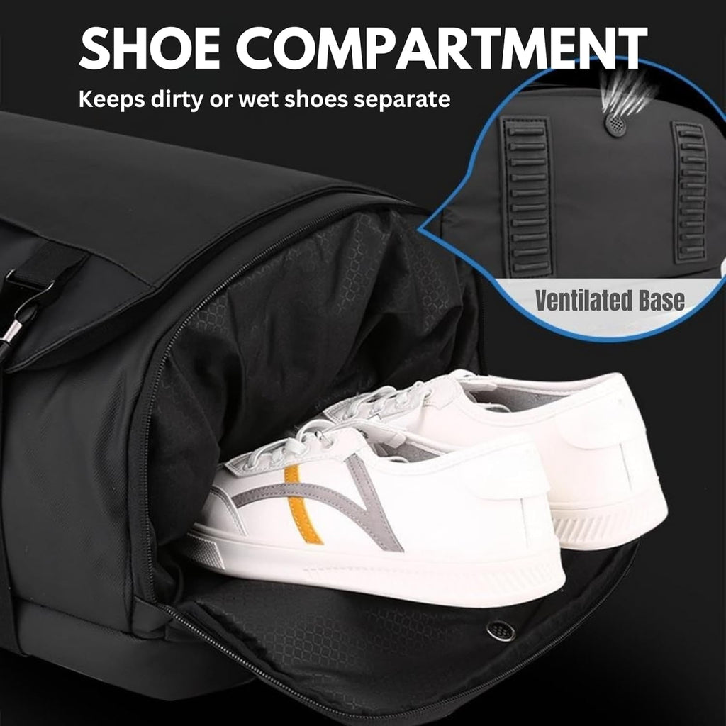 Water-Resistant Travel Laptop Backpack with USB Port and Luggage Strap - Image 9