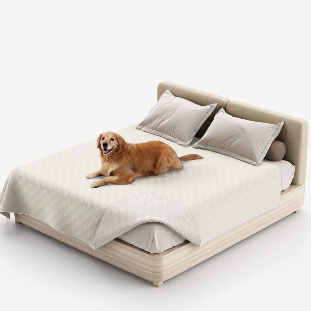Waterproof Blanket for Bed with Quilted Pet Couch Protector and Non-Slip Backing - Image 6