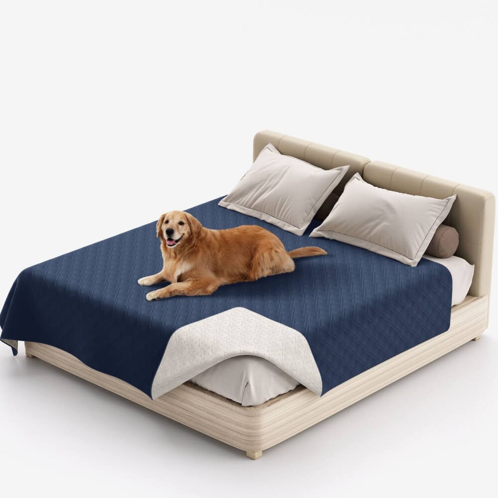 Waterproof Blanket for Bed with Quilted Pet Couch Protector and Non-Slip Backing - Image 9