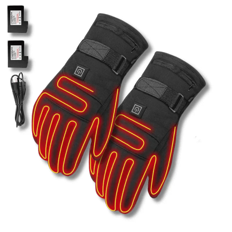 Wiederaufladbare wasserdichte beheizbare Outdoor-Handschuhe