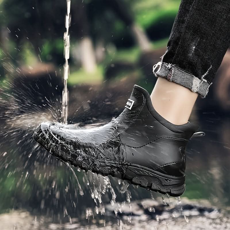 Waterproof Rain Boots with Slip-Resistant Tread and Ankle Support - Image 8