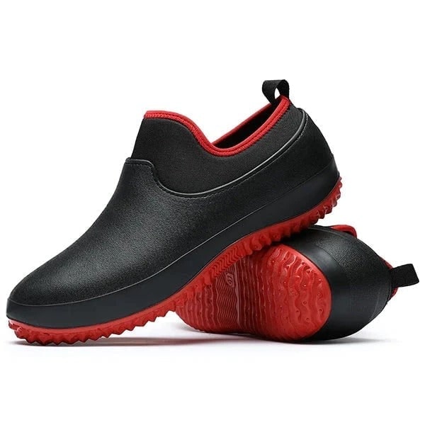 Waterproof Slip on Garden Shoes with Flexible Non-Slip Sole and Molded Rubber Upper - Image 1