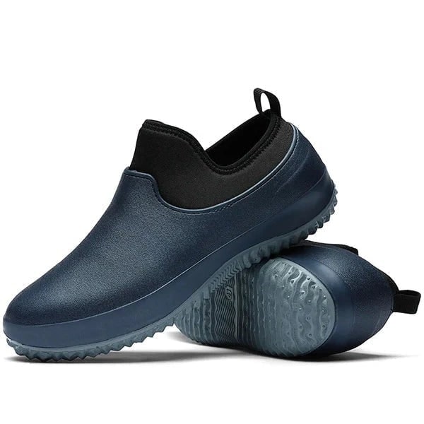 Waterproof Slip on Garden Shoes with Flexible Non-Slip Sole and Molded Rubber Upper - Image 5
