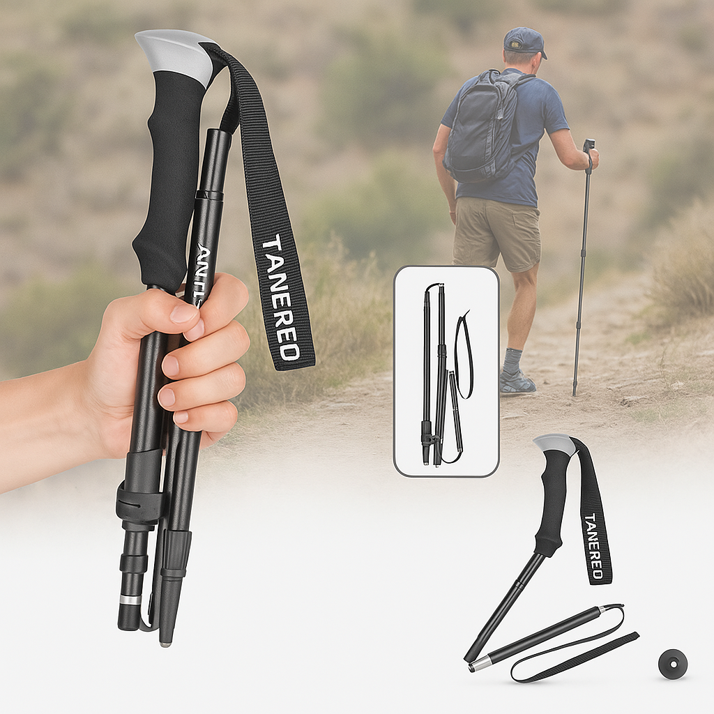 Ultralight Durable Aluminum Trekking Pole – Foldable and Adjustable