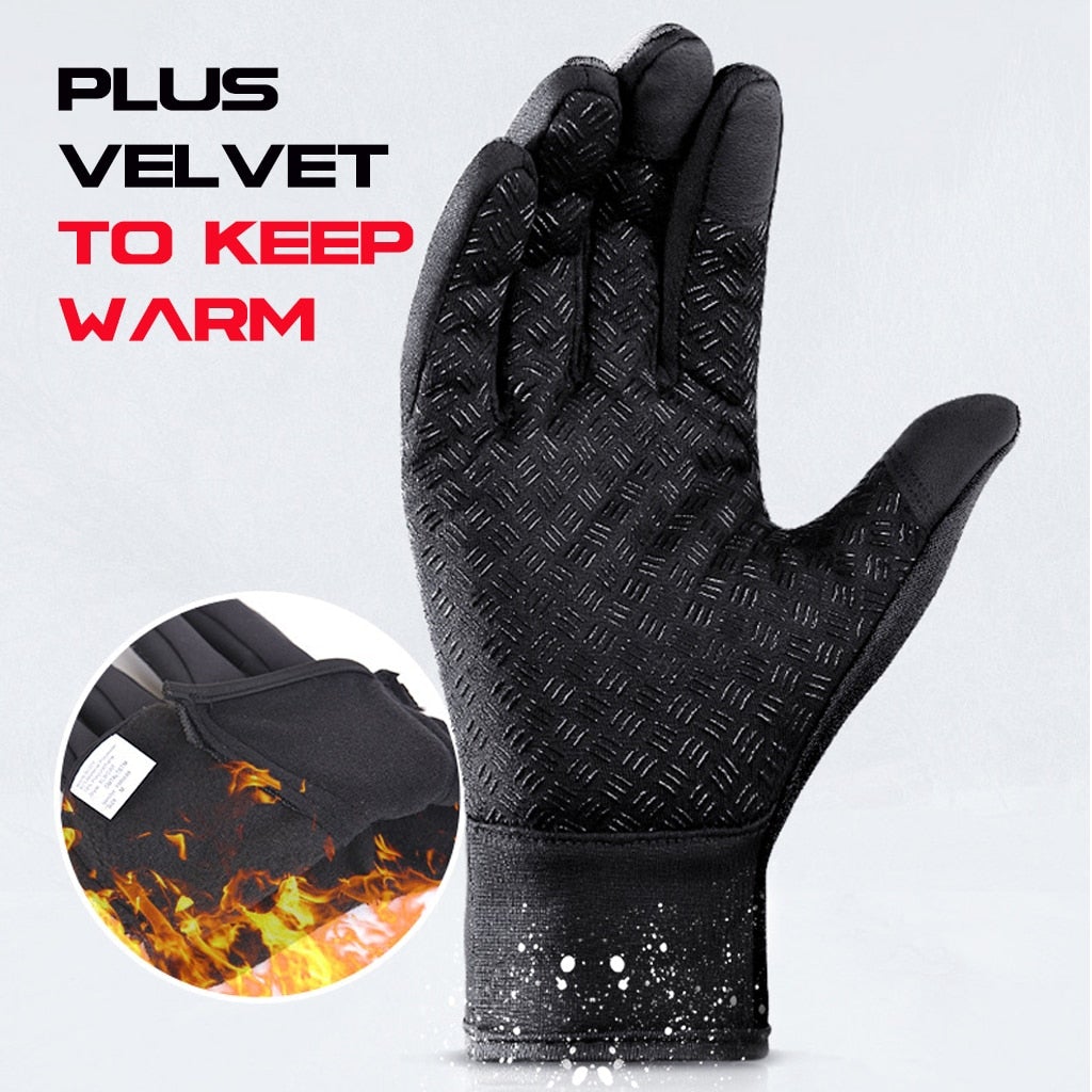 Beheizbare Winter-Touch-Handschuhe für Outdoor-Radfahren
