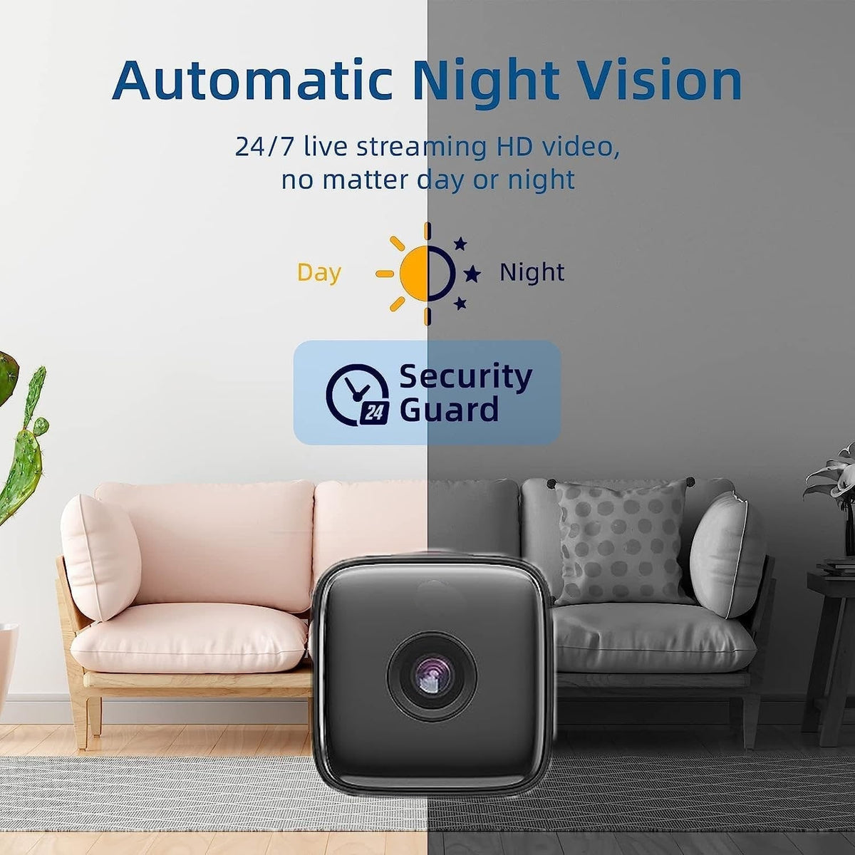 Wireless Mini Security Camera with Night Vision and Motion Detection - Image 3