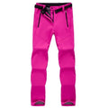 Women's Hiking Pants with Fleece Lining and Softshell for Trekking Climbing Outdoor Adventures - Image 1