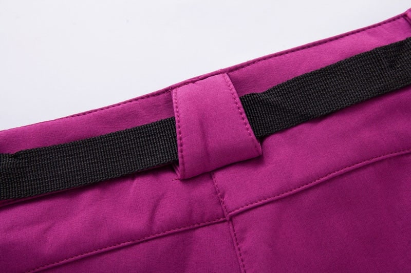 Women's Hiking Pants with Fleece Lining and Softshell for Trekking Climbing Outdoor Adventures - Image 4