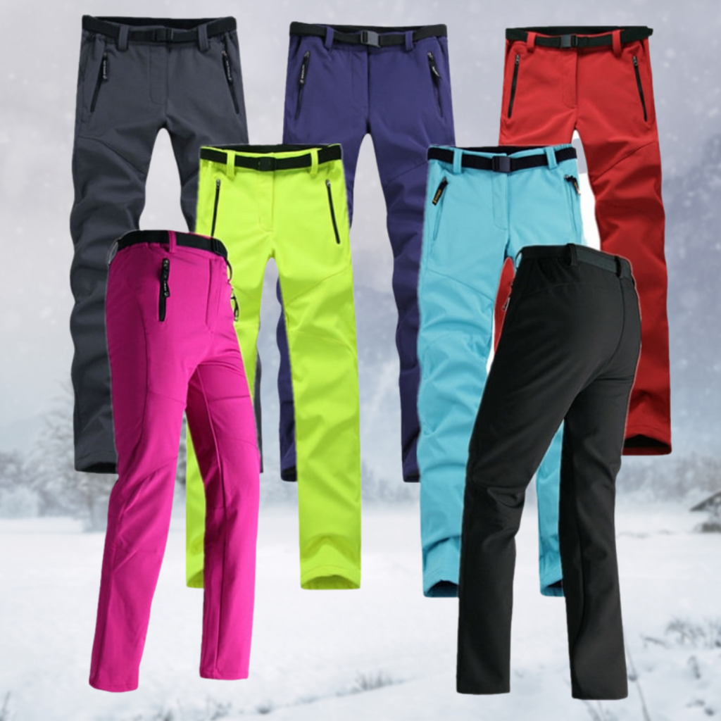 Women's Hiking Pants with Fleece Lining and Softshell for Trekking Climbing Outdoor Adventures - Image 7