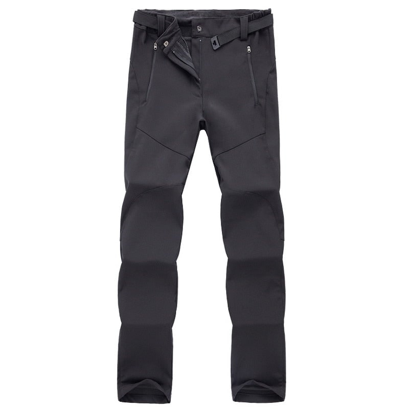 Women's Hiking Pants with Fleece Lining and Softshell for Trekking Climbing Outdoor Adventures - Image 9